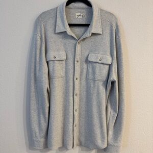 Fair Harbor Dunewood Flannel Shirt Mens
XL Gray Button Up Relaxed Fit